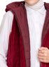 Brick Red L - Cut Double Face Jacket - Khotwh